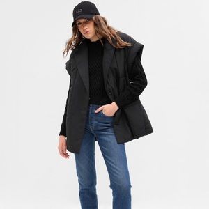 GAP women’s duvet wrap puffer vest NWT